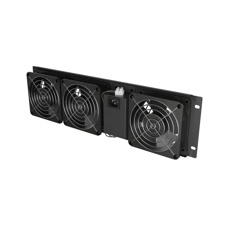 Ventilatsioonipaneel LANBERG AK-1506-B 19 tolli 3 ventilaatoriga 230 V must