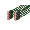 Võrgukaabel Digitus CAT 6 S/FTP RJ-45 0,25 m roheline