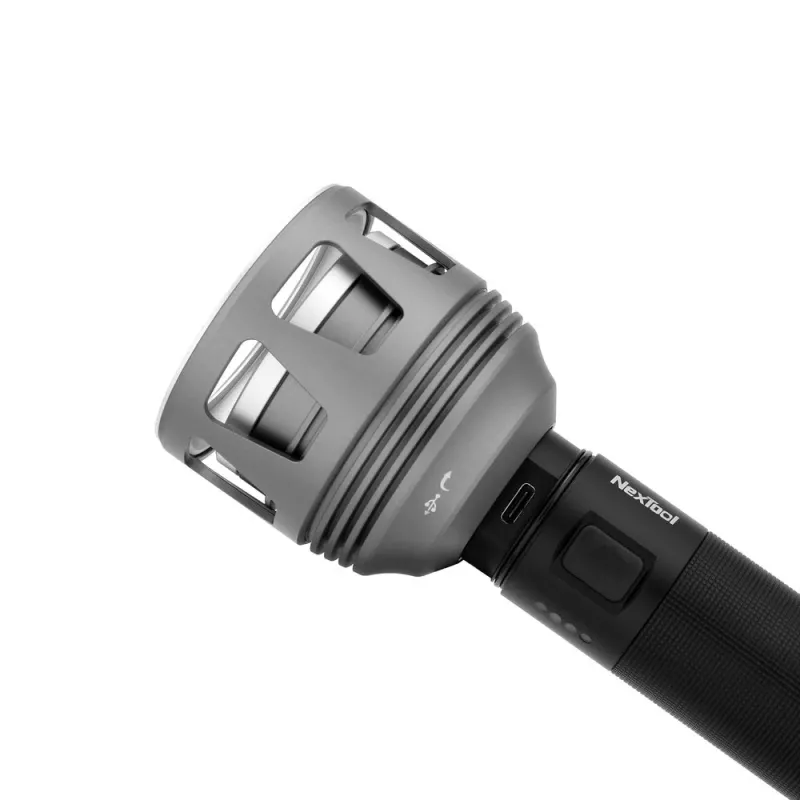 NexTool NE20168 LED-otsingulamp, 3 600 lm, 450 m, 120 h, taaslaetav aku, veekindel