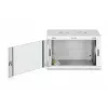 Seinale kinnitatav 19-tolline püstikkapp DIGITUS Dynamic‑N DN-37100, 7U, 600x450 mm (LxS), IP20, helehall, monteerimata