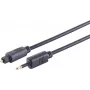 Optiline analooghelikaabliks ShiverPeaks 69014-5.0 — Toslink 4,0 mm pistik 3,5 mm pistikusse, 5 m