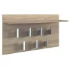 Top e shop WIESZAK 2F SONOMA — puitlaastplaat, tammeviimistlus, 7 konksu, 700×200×400 mm