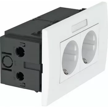 Pistikupesa 2-suunaline 84x140x59 puhas valge SDE-R (6119427)