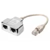 Plaastrikaabli adapter Digitus CAT 5e varjestatud 1:1