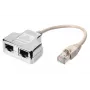 Plaastrikaabli adapter Digitus CAT 5e varjestatud 1:1