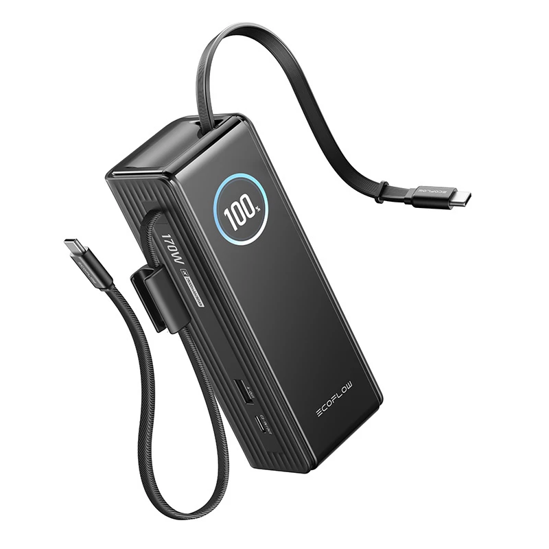 Powerbank ECOFLOW RAPID 25K sisseehitatud kaabliga