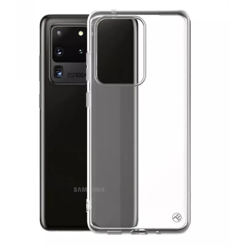 Nutitelefoni silikoonümbris Tellur Samsung S20 Ultra jaoks, läbipaistev