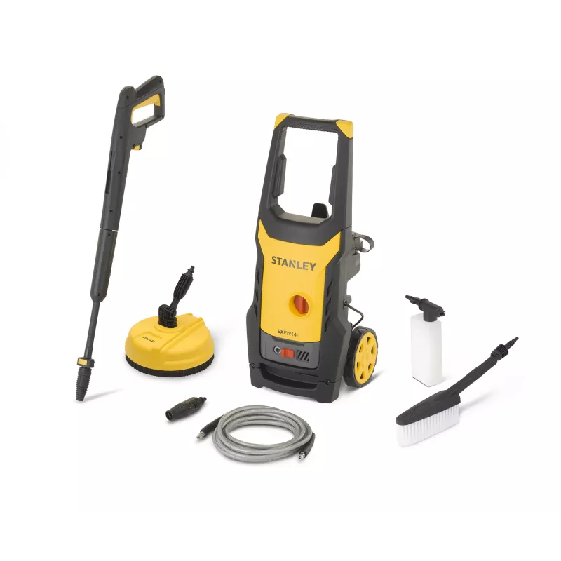 STANLEY SXPW14PE kõrgsurvepesur koos terrassipuhastiga (1400 W, 110 baari, 390 l/h) | Stanley 1400 W | 110 baari | 390 l/h