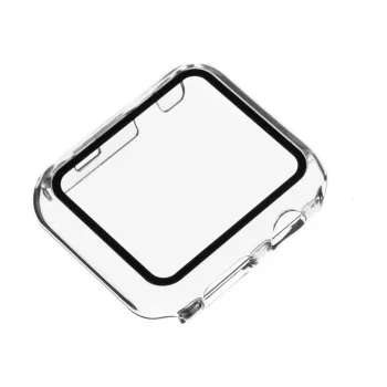 FIXED Pure täiskorpuse polükarbonaatkest Apple Watch 45mm Series 8 jaoks, läbipaistev (FIXPUW-436)