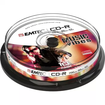 CD-R Emtec 52x 10 tk komplekt