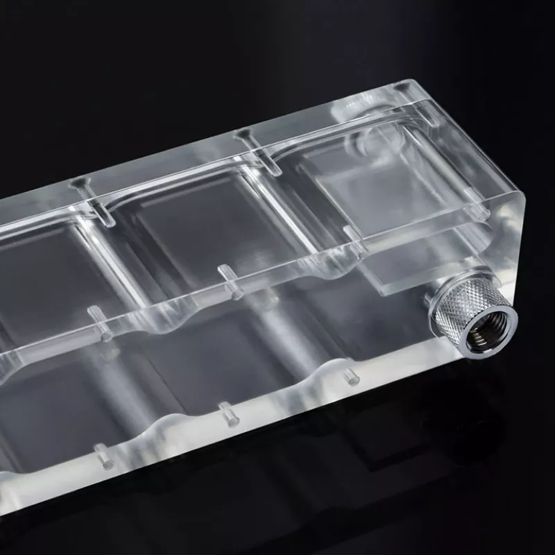 BitsPower Tiny Tank SC6 200 Pump PWM läbipaistev – kompaktne pumba-reservuaari komplekt vesijahutuse jaoks