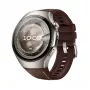 Nutikell HUAWEI WATCH 5 Classic 46 mm, 1.38 tolli AMOLED 466×466, puuteekraan, GPS, hõbedane korpus, pruun rihm