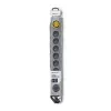 50168 Piksekaitse 8 pistikupesa CA 230 V 3 m hall - PIKSEKAITSED (8 PISTIKUPESA CA, TÜÜP F, 230 V, 50 HZ - Qoltec