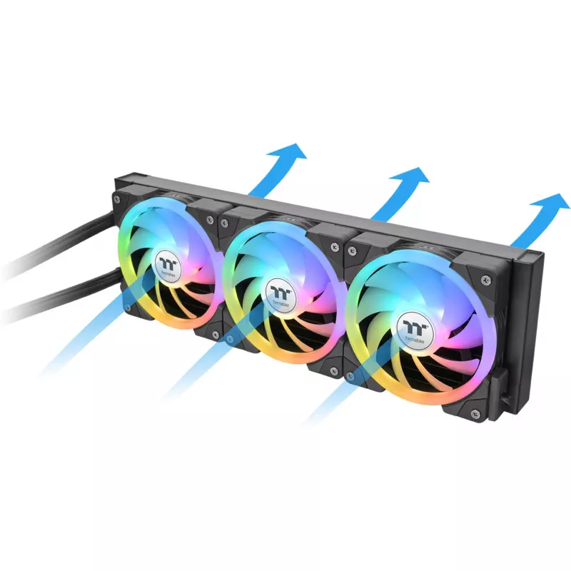 Vedelikjahutusega protsessorijahu TI THERMALTAKE MAGFloe 420 Must 420mm radiaator