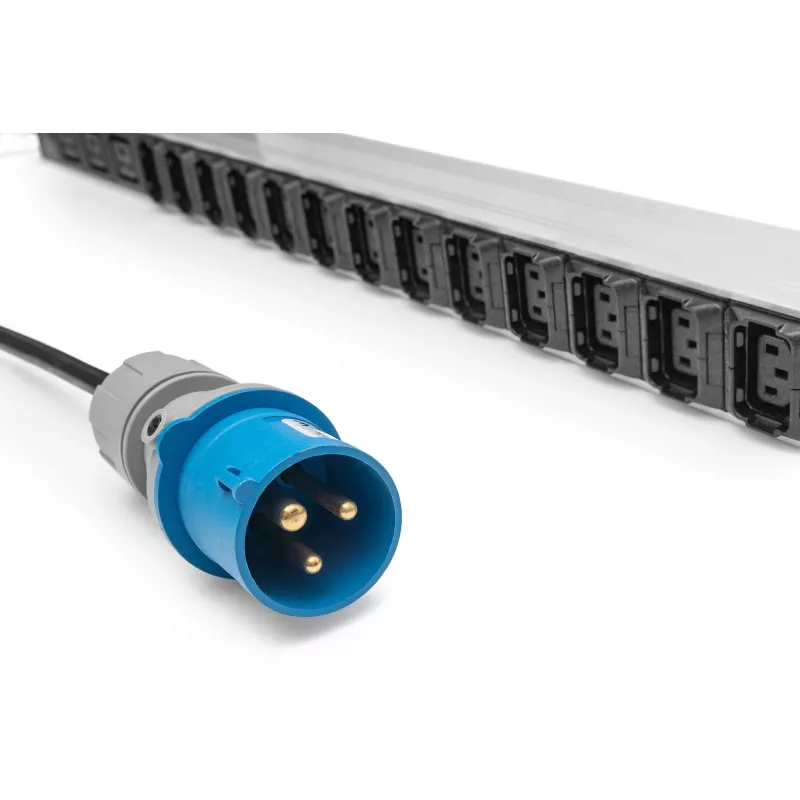 Digitus Basic IT PDU 1-faasiline 16A 24 x C13 3 x C19 3m kaabel