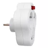 Elektriline topeltpistikupesa jaotur MACLEAN MCE336E 2 USB-pordiga, tüüp E