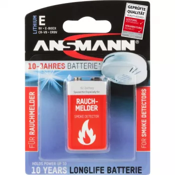 Ühekordne patarei Ansmann 9V Liitium