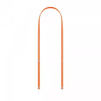 Rihm Apple Crossbody Strap Oranž — pikkus 2,08 m, rPET ja roostevaba teras