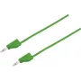 VOLTCRAFT Test Lead [Plug 4 mm - Plug 4 mm] 0.5 m Green MSB-300 (MSB-300-0.5-GR)
