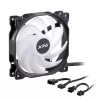 XPG VENTO 120 ARGB PWM (3 tk) Must, Ventilaator, 12 cm, 300 p/min, 1850 p/min, Must