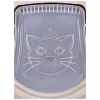 Kassiliivakast DIAMENTIQ BAYA, plastik, pööratavad uksed, 55,5×40×38,7 cm, beež