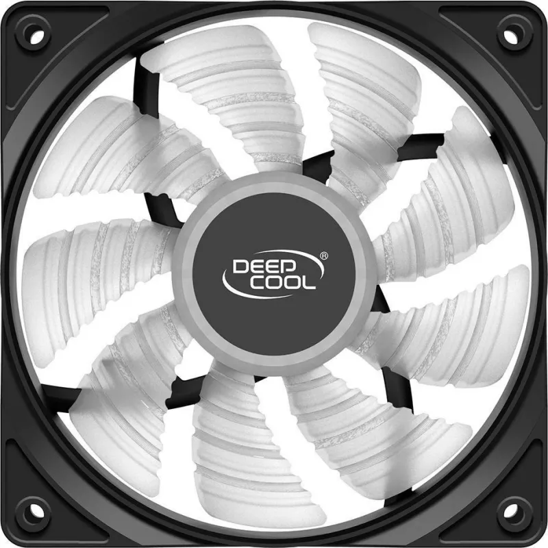 DeepCool RF120B Arvuti korpuse ventilaator 12 cm Must, poolläbipaistev 1 tk