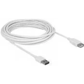 USB-kaabel DeLOCK 85202 USB 2.0 5 m valge
