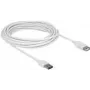 USB-kaabel DeLOCK 85202 USB 2.0 5 m valge