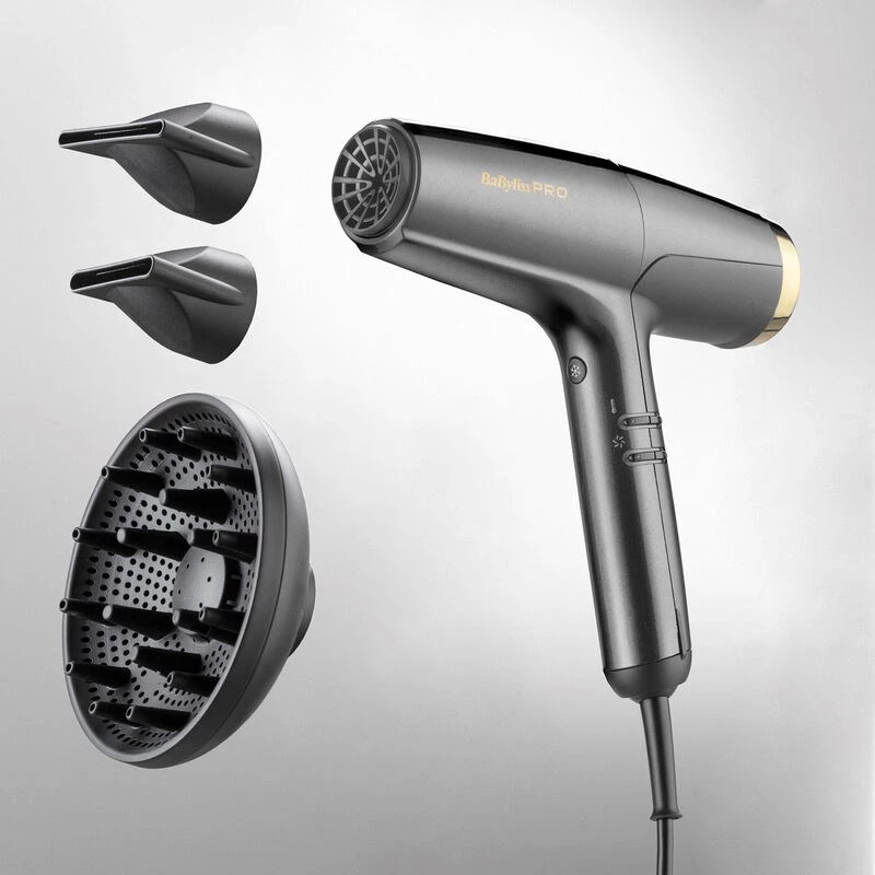 BaByliss Falco BAB8550E Professionaalne Föön 2000 W Must