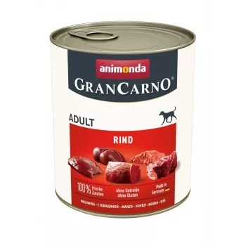 Märg koeratoit Animonda GranCarno Originaal Beef Adult — 400 g purk, gluteenivaba, suhkruvaba, veiseliha