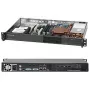 Supermicro SuperChassis 510-203B – riiulikinnitusega 1U – micro ATX 200 W must