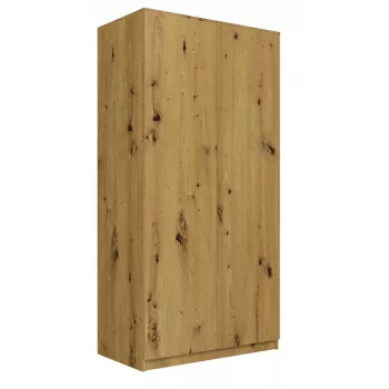 Garderoob Top E Shop SD-90 ART KPL — tammepuust raam, 7 riiulit, 2 ust