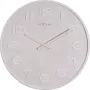 NeXtime 3096WI - Seinakell - kvartskell - Ring - Valge - Puit - Puit