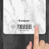 Köögikaal Beper P102BIL004 - digitaalne, 5 kg, 1 g, valge marmor