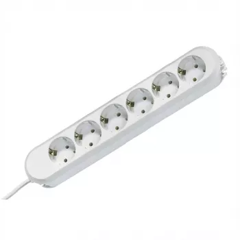 Pikendusjuhe Bachmann SMART 6x Schuko H05VV-F 3G 1,50mm² 16A/3680W 5m