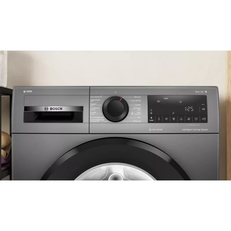 Boschi pesumasin | WGG244RFSN | Energiatõhususe klass A | Eestlaetav | Pesuvõimsus 9 kg | 1400 p/min | Sügavus 59 cm | Laius 59,8 cm | Ekraan | LED | Hall