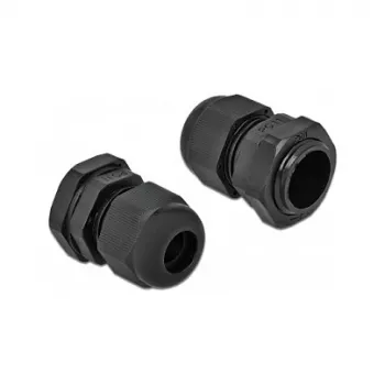 Kaablitihendi DeLOCK 60196 Must Plast 10 tk