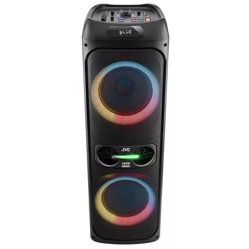 Kaasaskantav peokõlar JVC XS-EP624B — must, akutoitega, Bluetooth