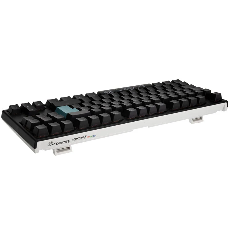 Ducky One 2 RGB TKL klaviatuur mängimiseks, USB, saksa, must