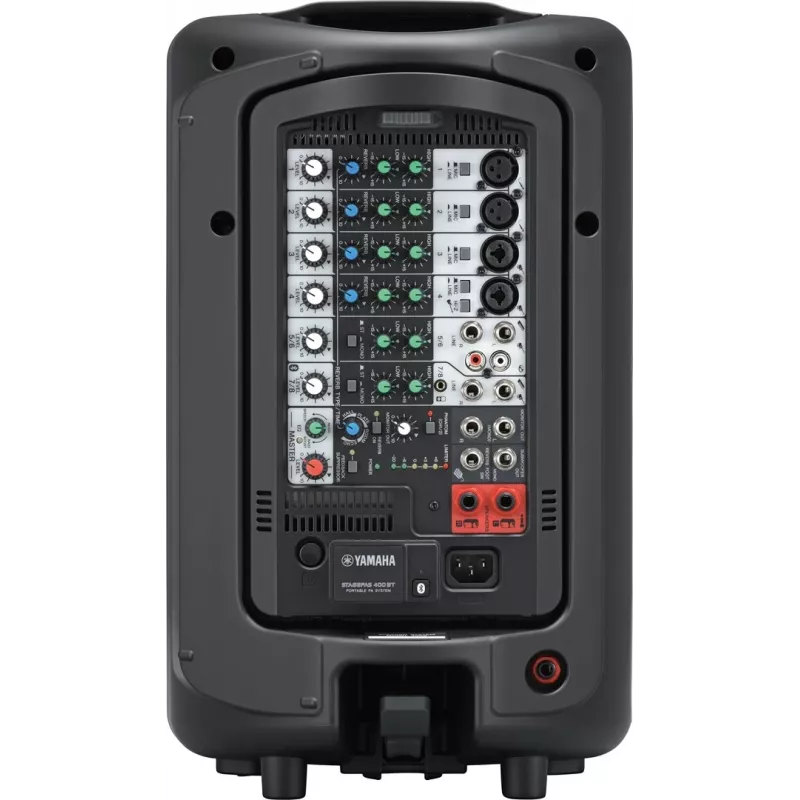 Eraldiseisev PA-süsteem YAMAHA Stagepas 400BT — 400 W, 2-suunaline, 10-kanaliga mikser, Bluetooth 4.1, must