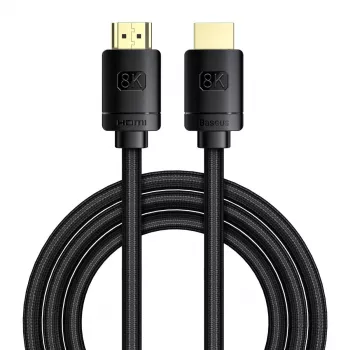 Baseus High Definition Series HDMI 2.1 kaabel, 8K 60Hz, 3D, HDR, 48Gbps, 2m (must)
