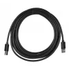 UNITEK Y-C421GBK USB-kaabel 5 m USB 2.0 USB A USB B Must