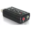 DeLOCK USB heliadapter 7.1 - helikaart - stereo - USB (61645)