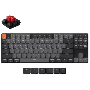 Klaviatuur Keychron K1 mehaaniline 80% QWERTY inglise, USB + Bluetooth, LED-taustvalgustus, hall