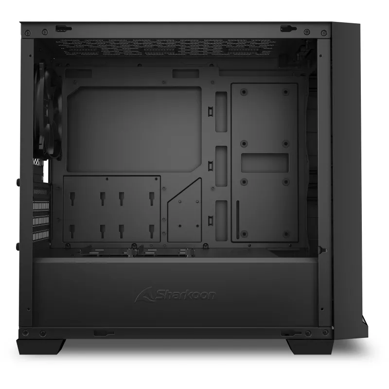 Arvutikorpus Sharkoon J1000 ARGB mATX — micro-ATX keskvormi korpus koos ARGB-valgustusega