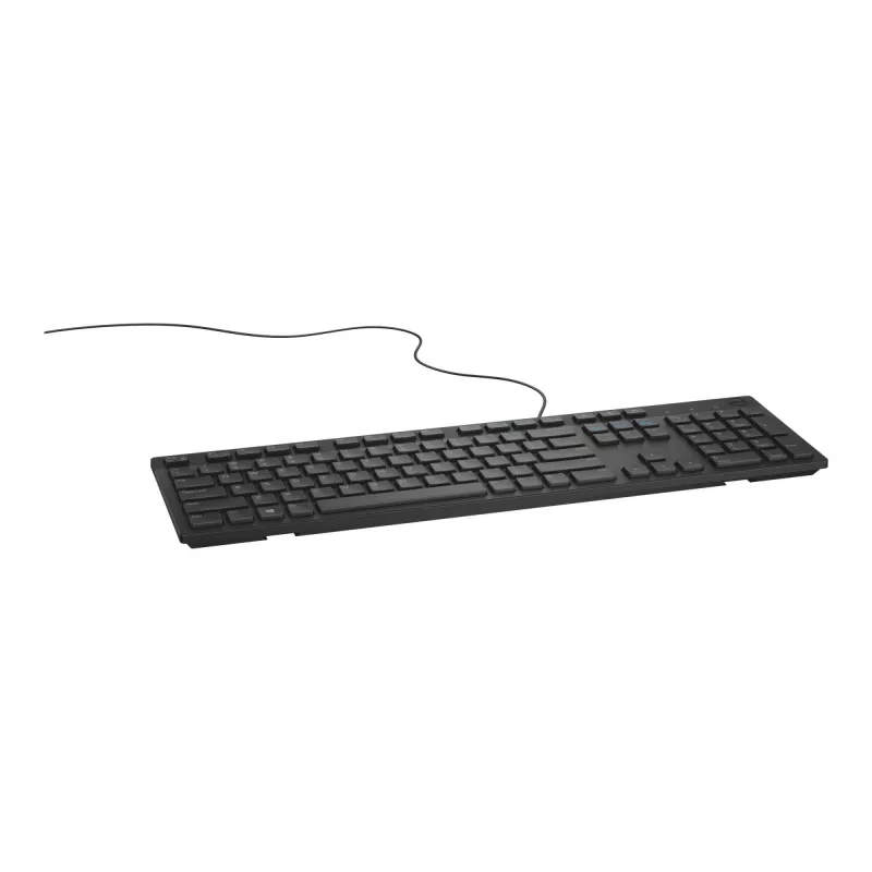 Juhtmega täissuuruses klaviatuur Dell KB216 — QWERTY Põhjamaade paigutusega, must, USB