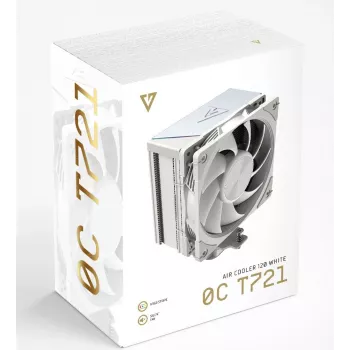 MODECOM Volcano 0C T721 protsessori õhkjahuti 12 cm valge
