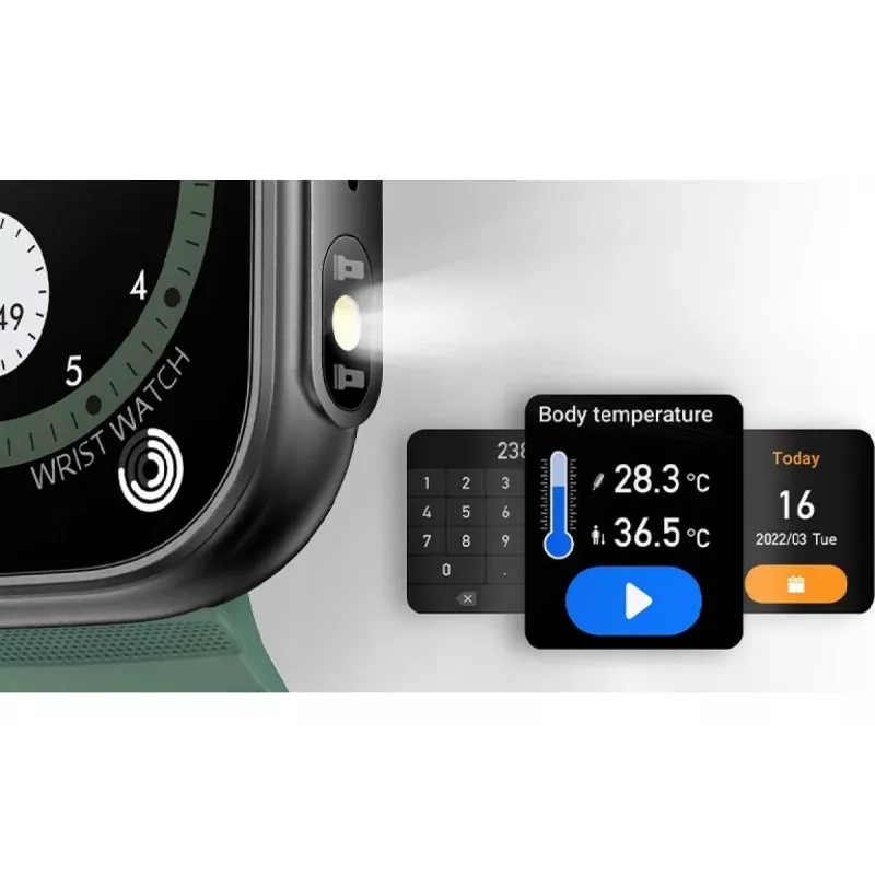 myPhone Watch Tool 5.08 cm (2) IPS 24 mm Digitaalne 240 x 296 pikslit Puuteekraan Must