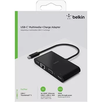 Belkin USB-C multimeedia + laadimisadapter