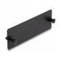 DeLOCK fiiberoptiline pimepaneel must 109mm metallist